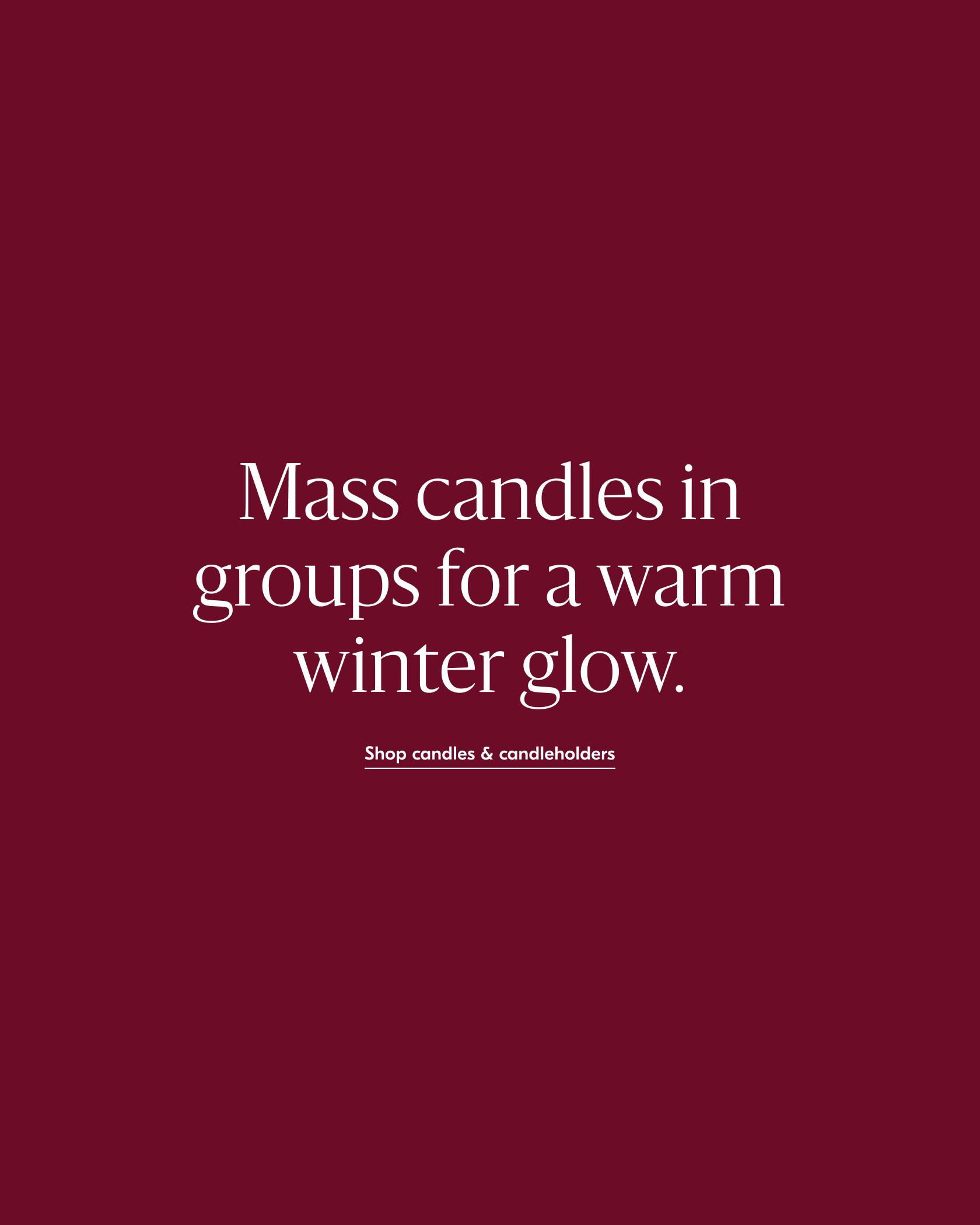 Shop Candles and Candleholders